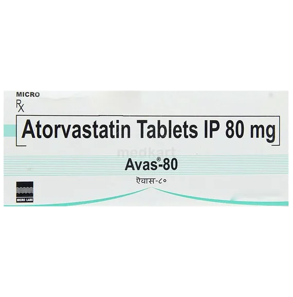 avas 80mg tablet 10's